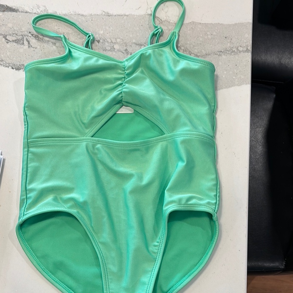 Art Class brand girls 10/12Green One-Piece Swimsuit
